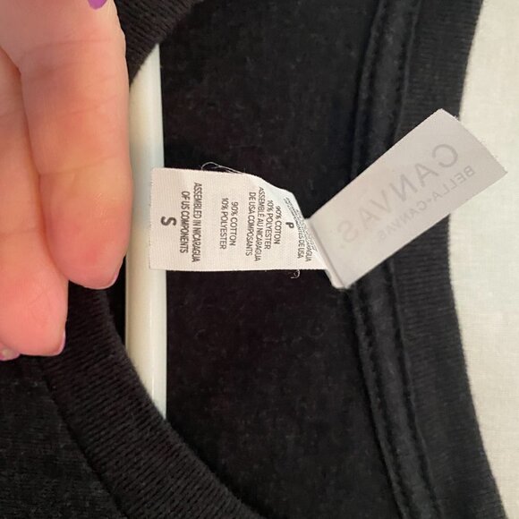 DAILY 3/$25 NEW WITHOUT CANVAS "MAMA'S ON STRIKE" SHORT SLEEVE TEE SIZE SMALL - Picture 4 of 6